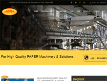 Tablet Screenshot of hemapaper.com
